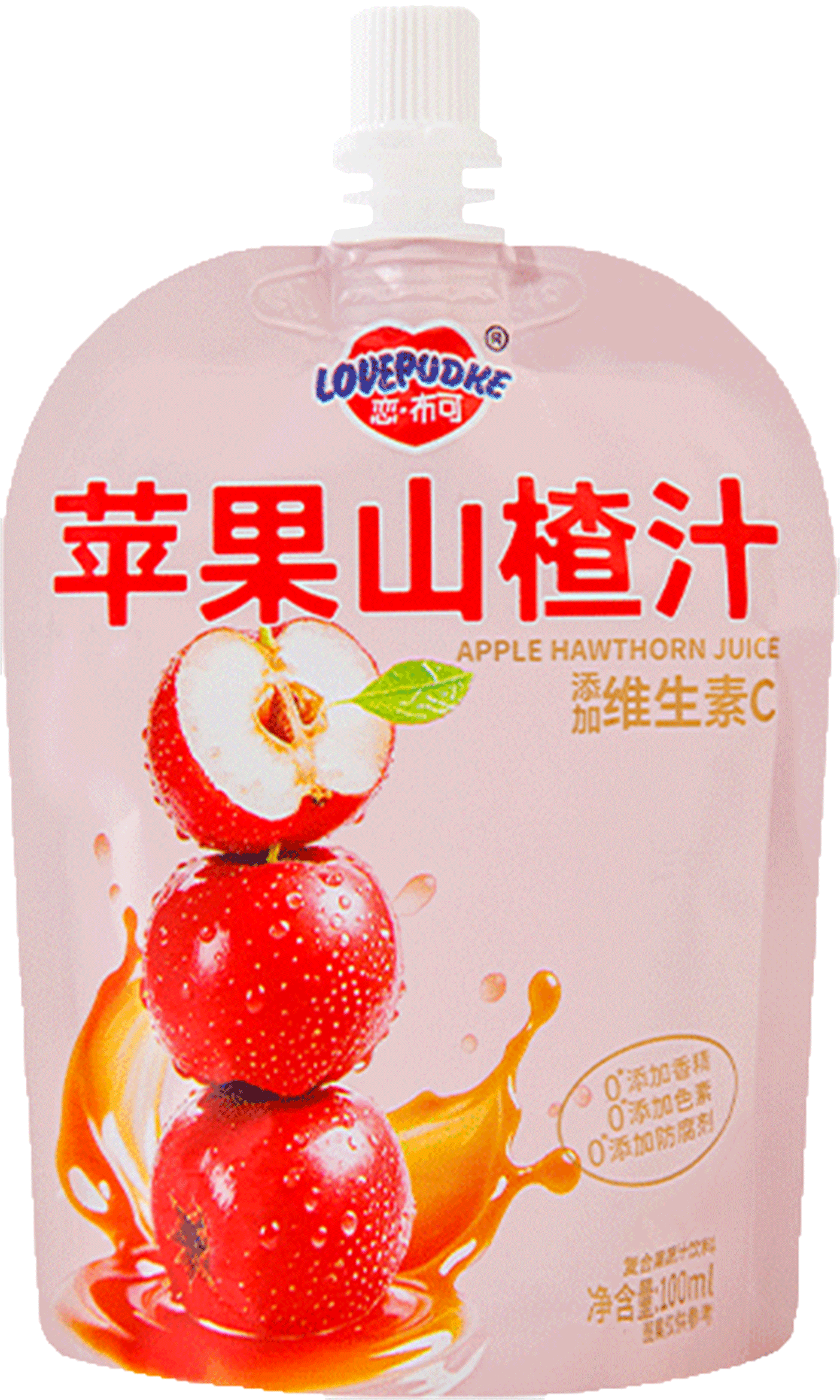 恋布可苹果山楂汁
